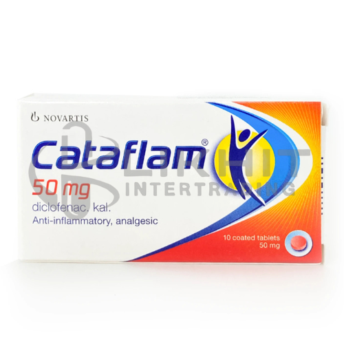 CATAFLAM 50MG. 10'S ขายยกกล่อง