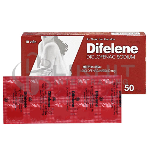 DIFELENE 50MG แดง 1X10'S