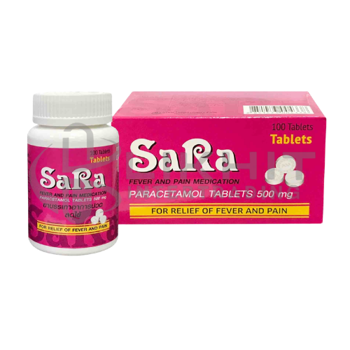 SARA 500MG เม็ดกลม 100'S