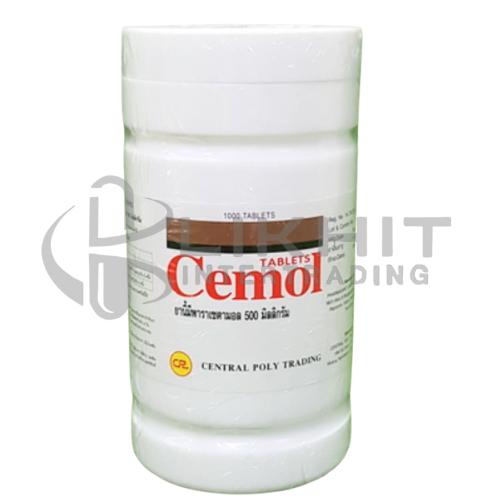 CEMOL 500MG. 1,000'S ขาว