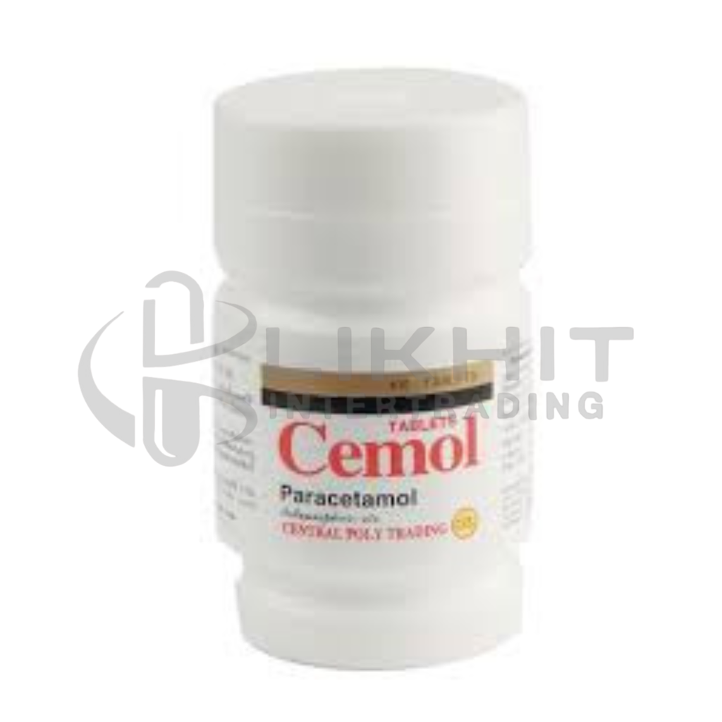 CEMOL 500MG 100'S ขาว #แพ็ค10กป.[100เม็ด]
