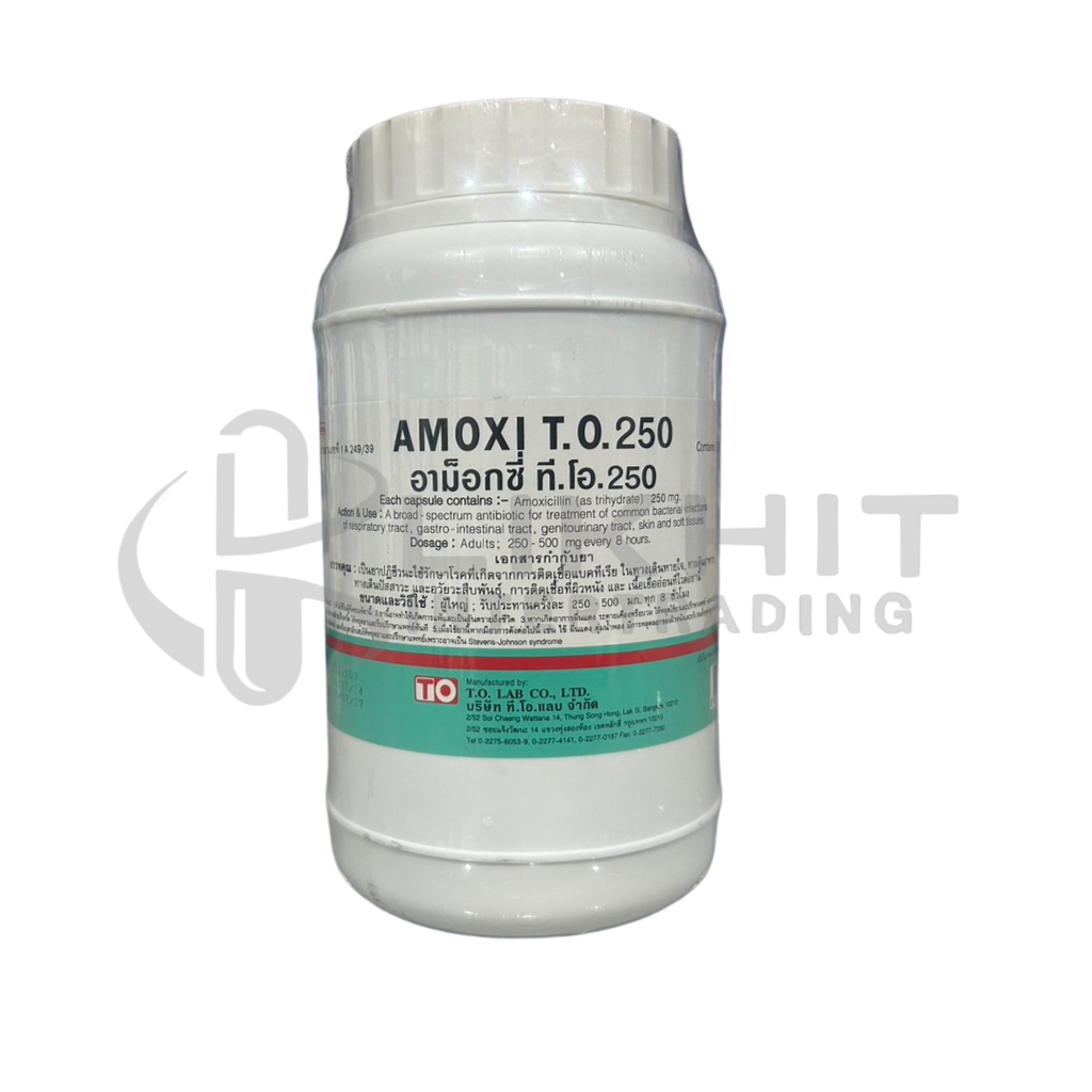 AMOXI T.O. 250MG. 1000'S