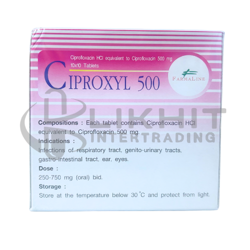 CIPROXYL 500MG 10X10'S