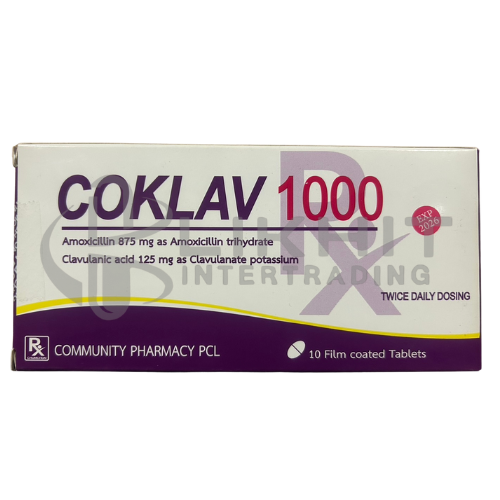 COKLAV 1000MG 1X10'S