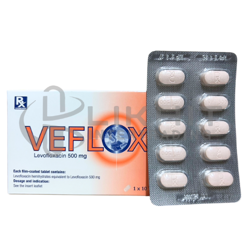 VEFLOX 500MG 1X10'S