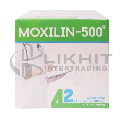 MOXILIN-500 เขียวฟ้า 50X10'S