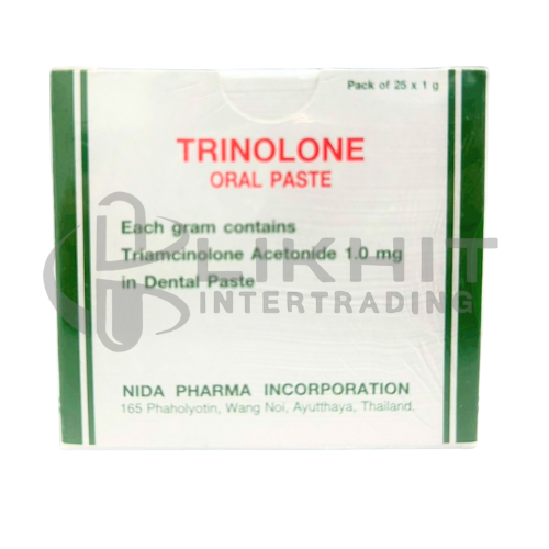 TRINOLONE ORAL PASTE 1G 25'S