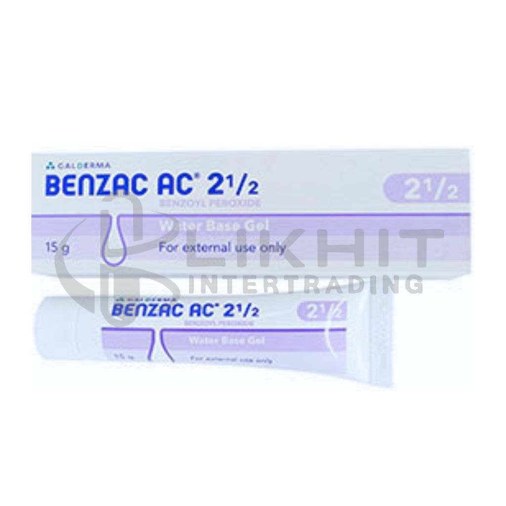 BENZAC-AC GEL 2.5% 15G