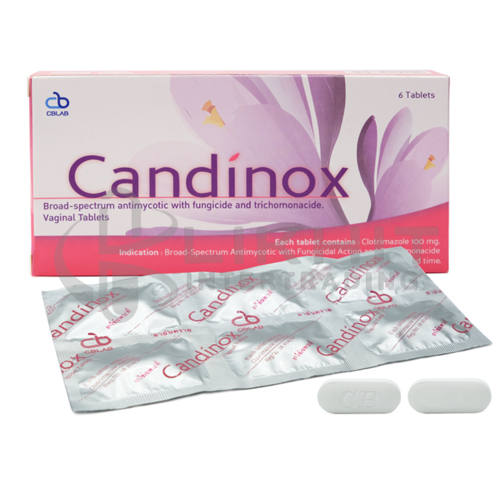 CANDINOX 100MG 6เม็ด