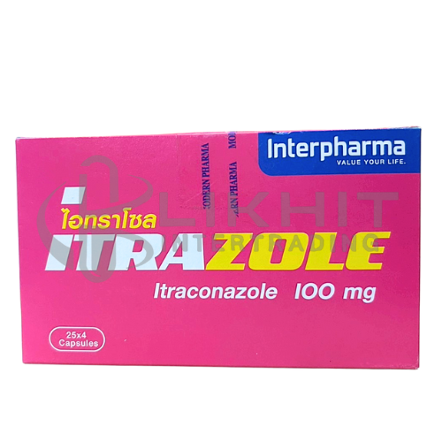 ITRAZOLE  INTERPHARMA 100MG 25X4'S