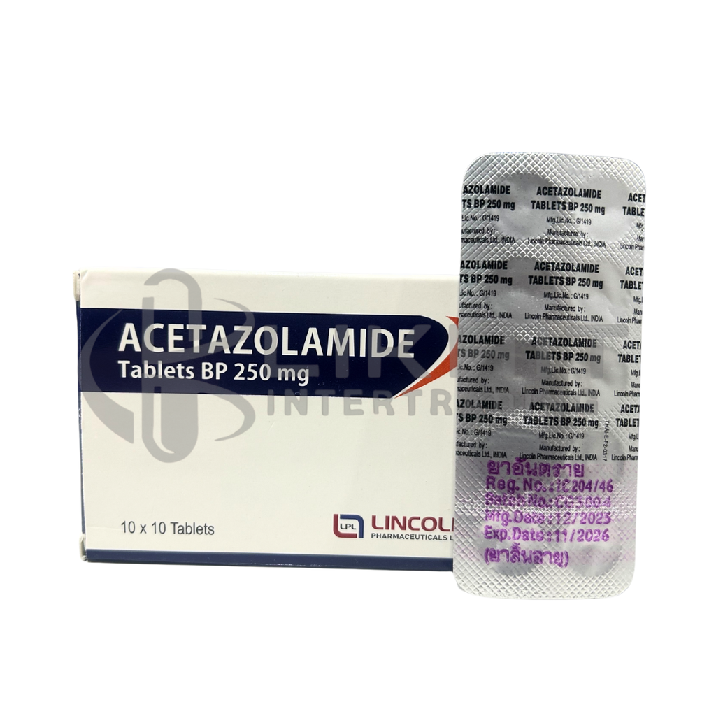 ACETAZOLAMIDE TAB. 10'S