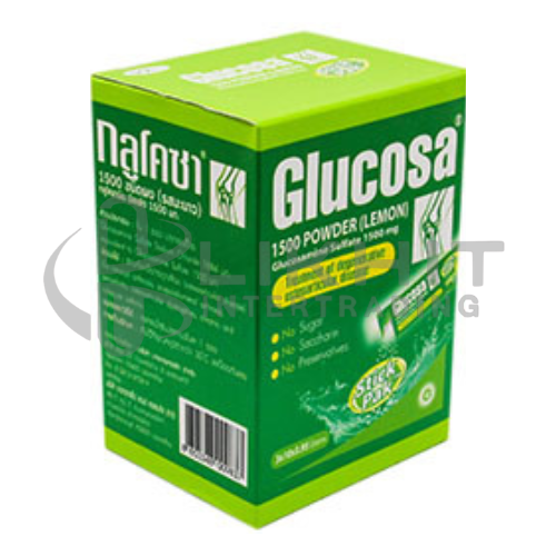 GLUCOSA 1500MG POWDER (LEMON) 30ซอง