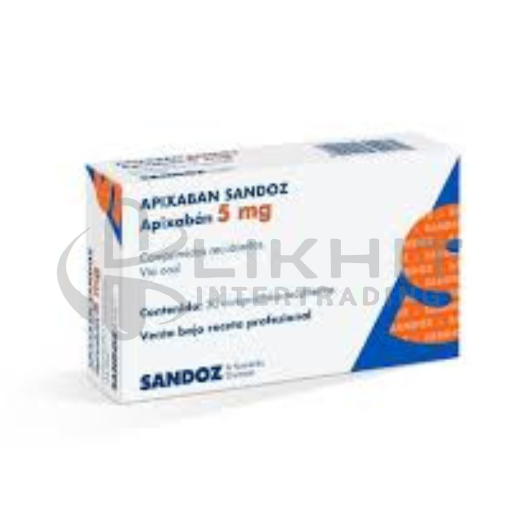 APIXABAN SANDOZ 5MG.