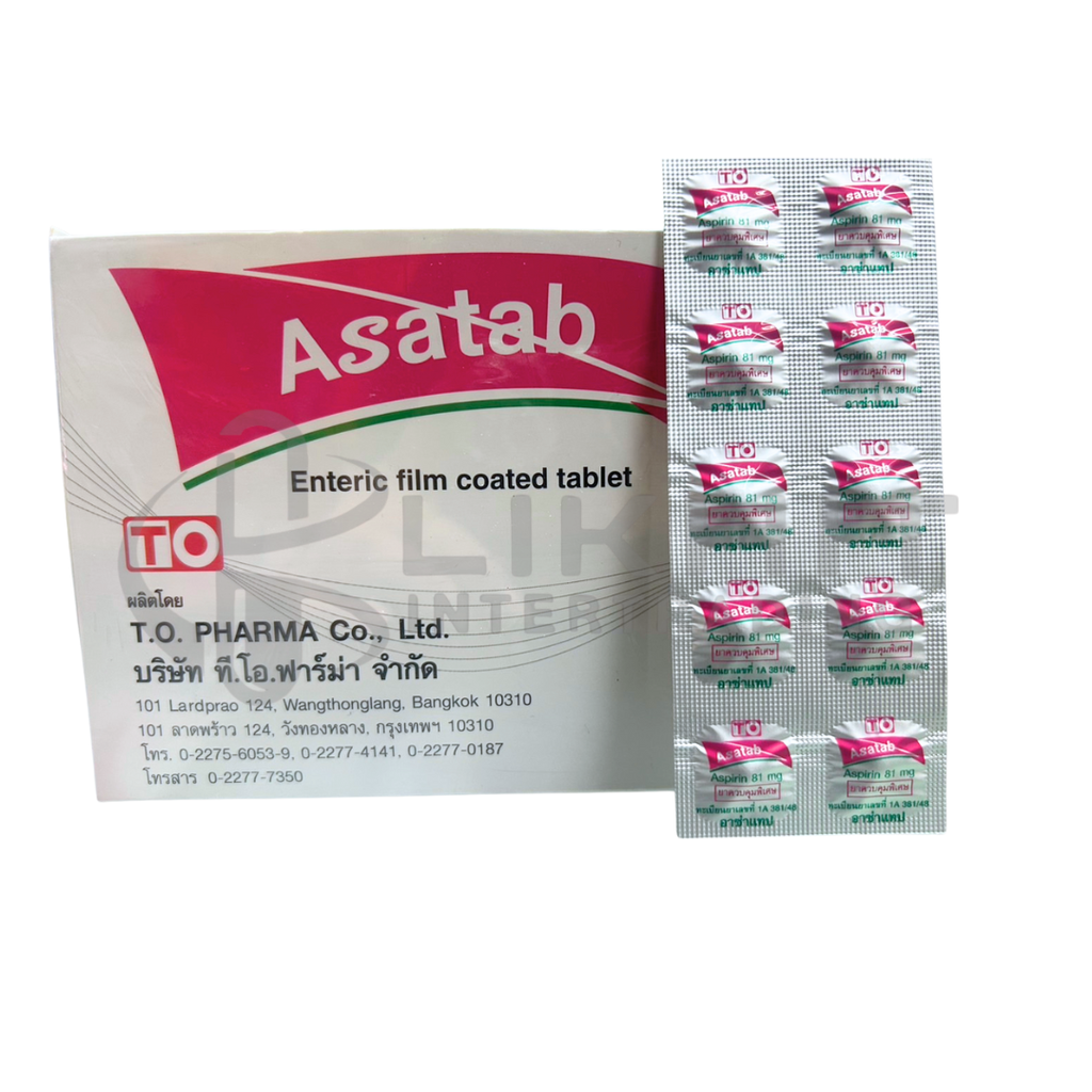 ASATAB 81MG. 10'S(TO)