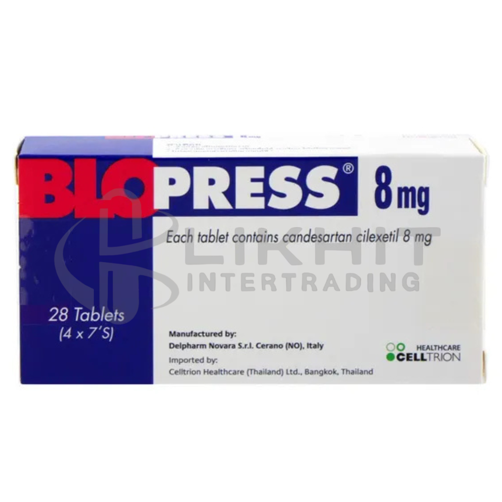 BLOPRESS 8MG 4X7'S
