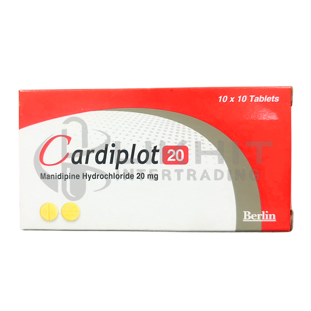 CARDIPLOT 20MG 10X10'S