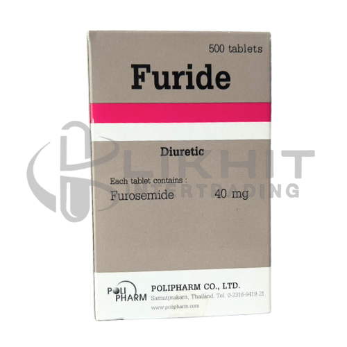 FURIDE 40MG/500'S