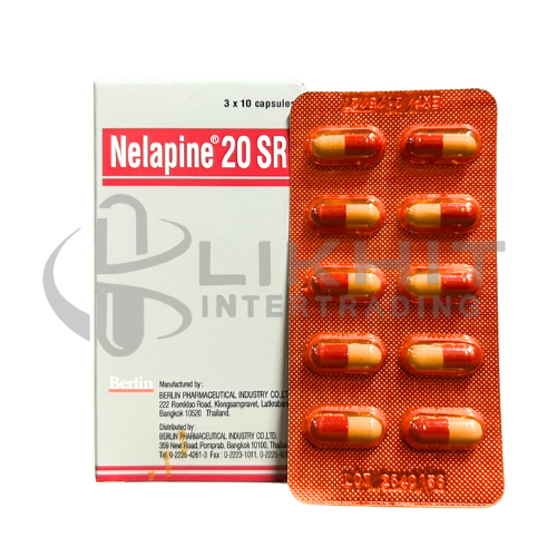NELAPINE SR. 20MG 10'S