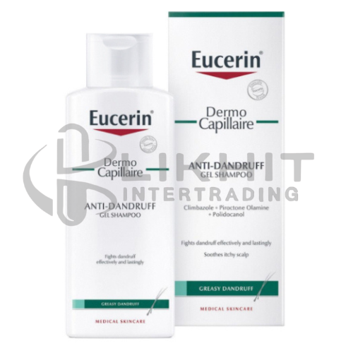 EUCERIN DERMO CAPILLAIRE ANTI-DANDRUFF GEL SHAMPOO 250ML.