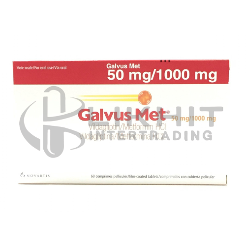 GALVUS MET 50/1000MG 6X10'S
