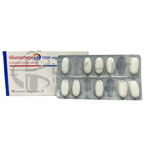 GLUCOPHAGE-XR 1000MG 10'S
