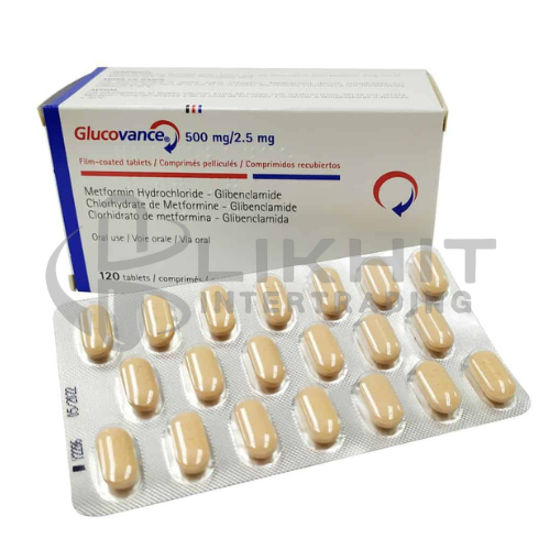 GLUCOVANCE 500/2.5MG 20'S