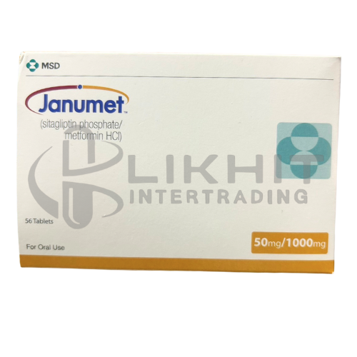 JANUMET 50/1000MG 8X7'S
