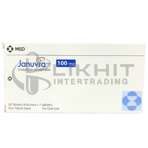 JANUVIA 100MG 4X7'S