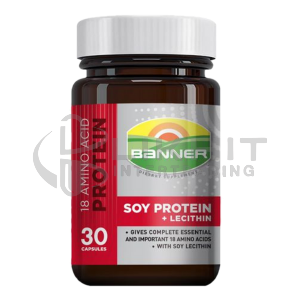 BANNER SOY PROTEIN+LECITHIN 60'S