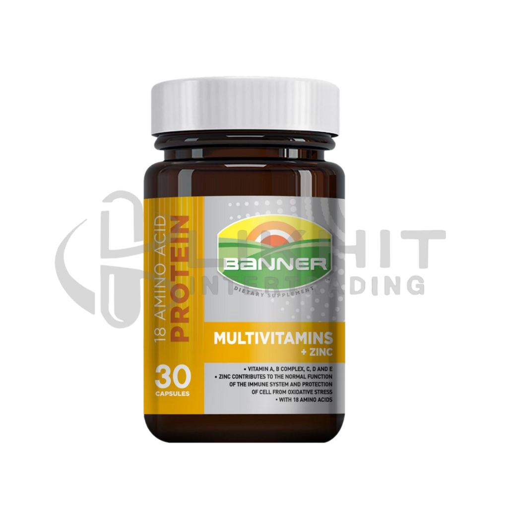 BANNER GOLD PLUS MULTIVITAMINS+ZINC 30'S