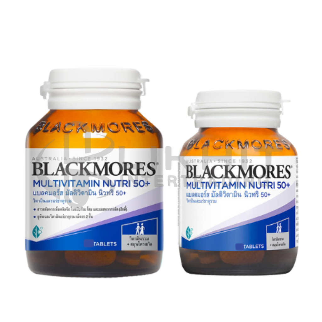 BLACKMORES MULTIVITAMIN NUTRI 50+ 60'S