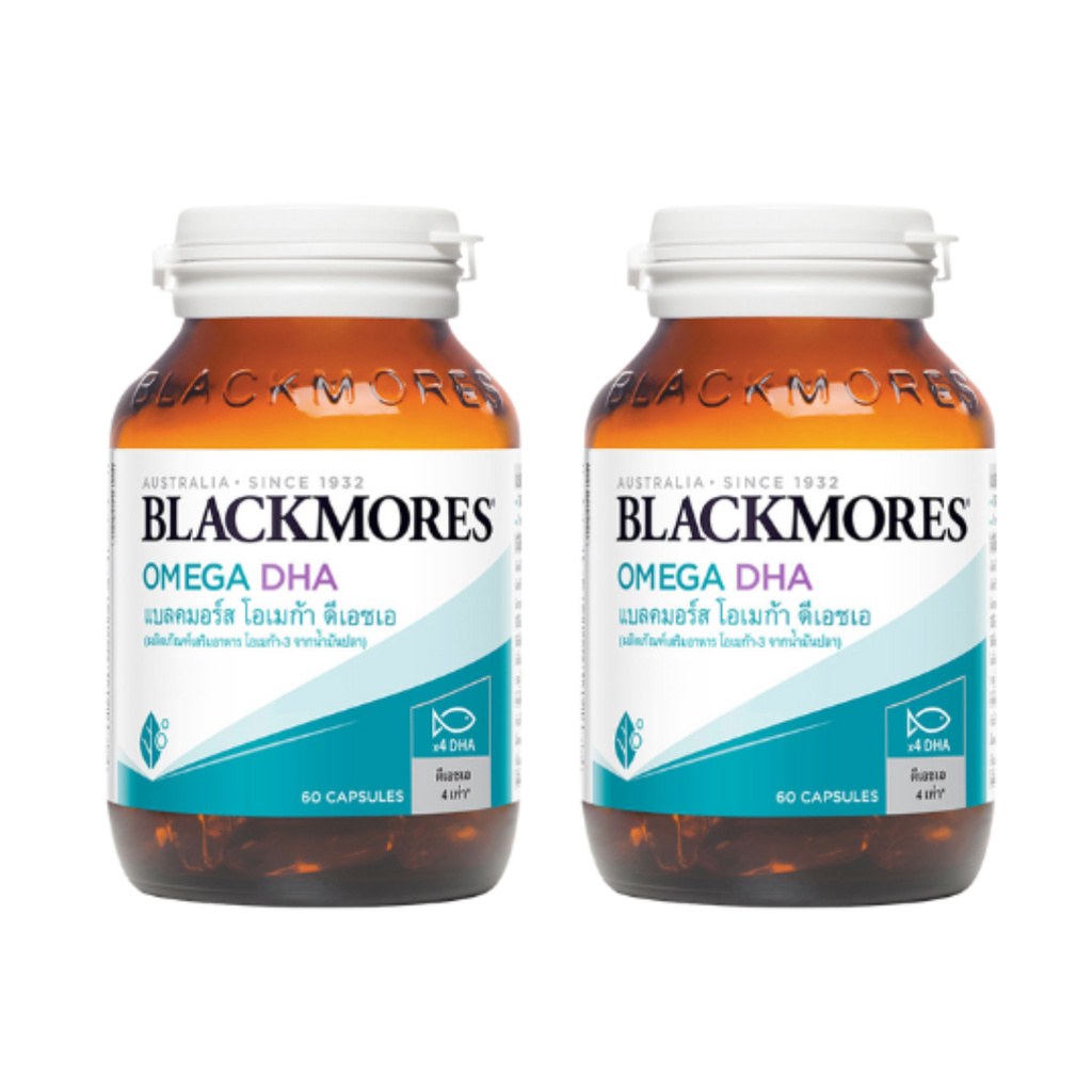 BLACKMORES OMEGA DHA 60'S แพ็คคู่