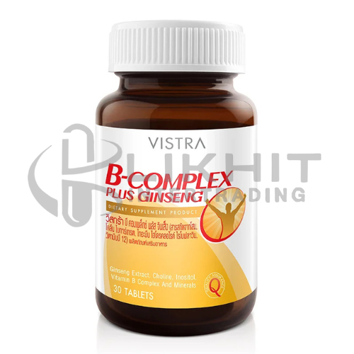VISTRA B-COMPLEX PLUS GINSENG 30'S