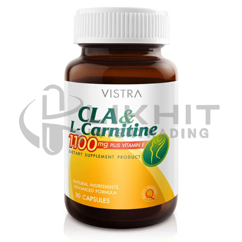 VISTRA CLA & L-CARNITINE 1100MG PLUS VIT E 30'S