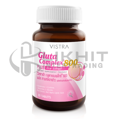 VISTRA GLUTA COMPLEX 800MG PLUS RICE EXTRACT  30'S