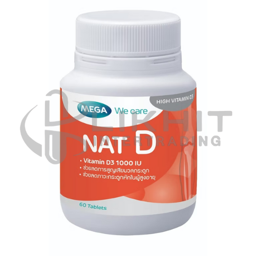 MEGA NAT-D 1,000 IU 60'S