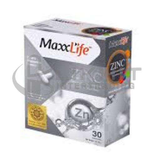 MAXXLIFE ZINC AMINO ACID CHELATE 30'S