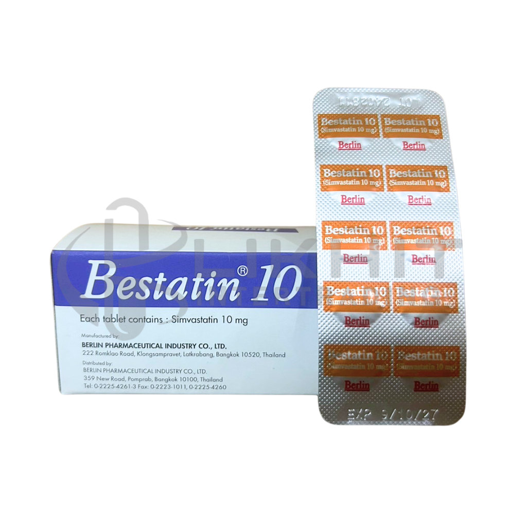 BESTATIN 10MG 10X10'S