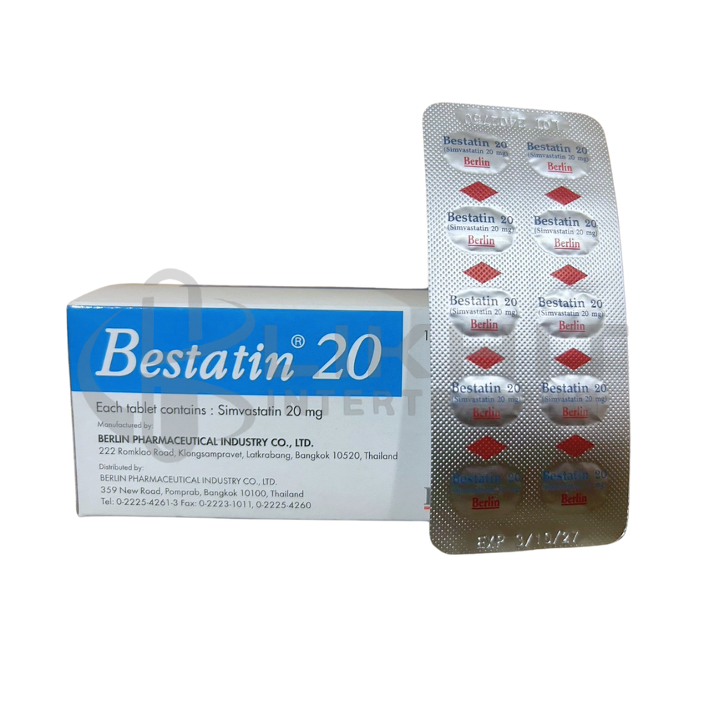 BESTATIN 20MG 10X10'S