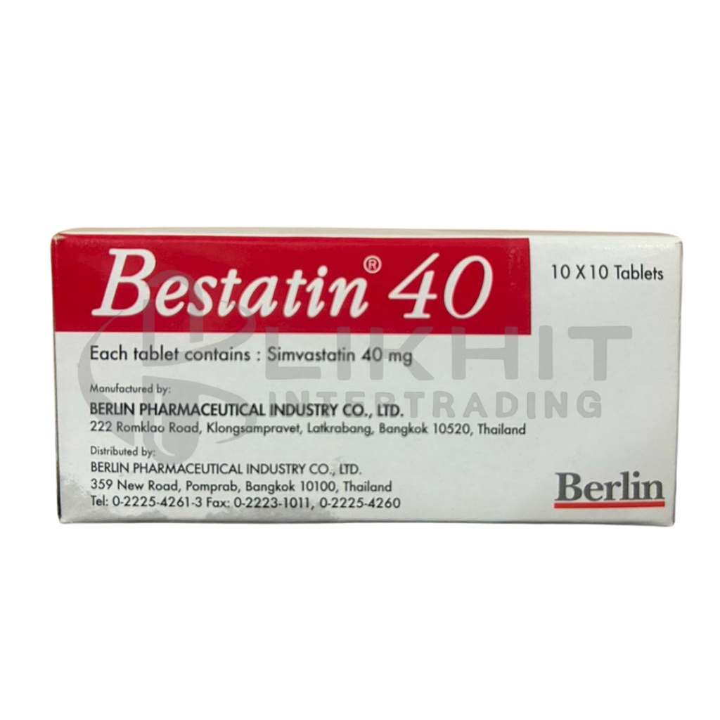BESTATIN 40MG 10X10'S