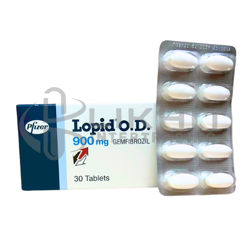 LOPID O.D. 900MG 10'S