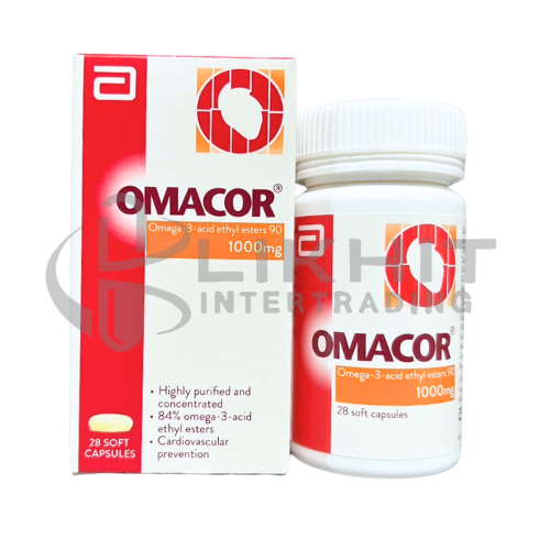 OMACOR 1000MG SOFTGEL 28'S