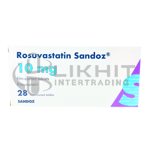 ROSUVASTATIN SDZ 10MG 4X7'S