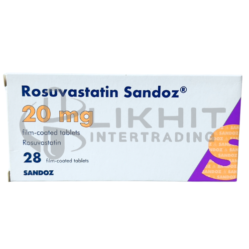 ROSUVASTATIN SDZ 20MG 4X7'S