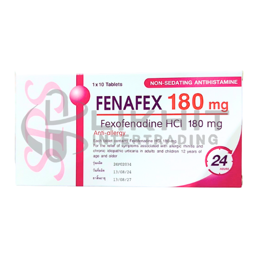 FENAFEX 180MG 1X10'S