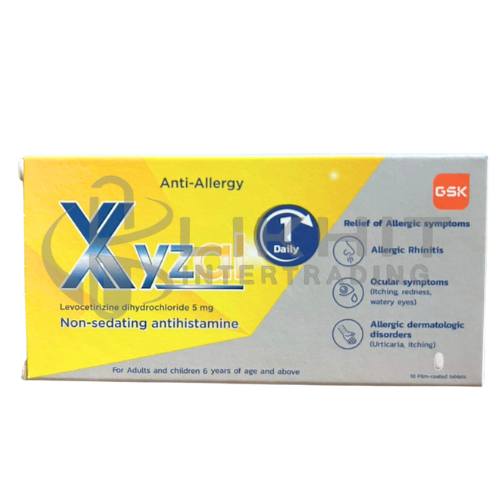 XYZAL 5MG 1X10'S