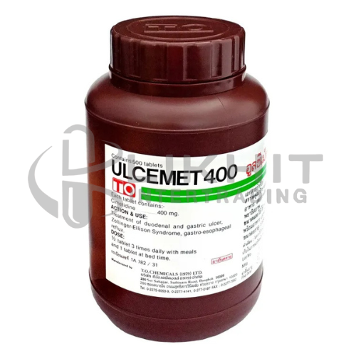 ULCEMET 400MG TO. 500'S