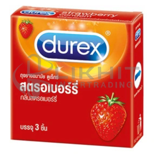 DUREX STRAWBERRY 52.5MM.