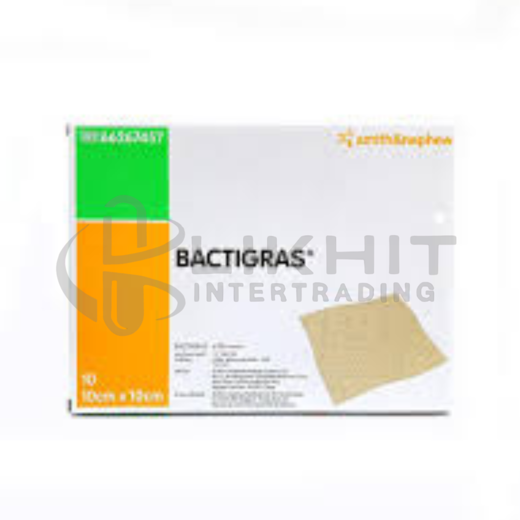BACTIGRAS 10X10CM 10'S