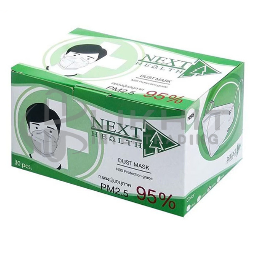 MASK NEXT HEALTH N95 สีขาว 3X10แพ็ค